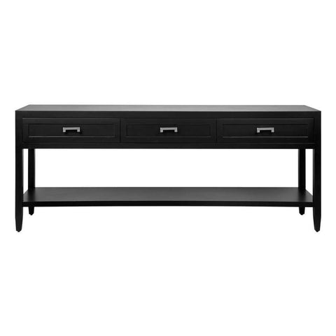 Soloman 200cm Console Table -  Black