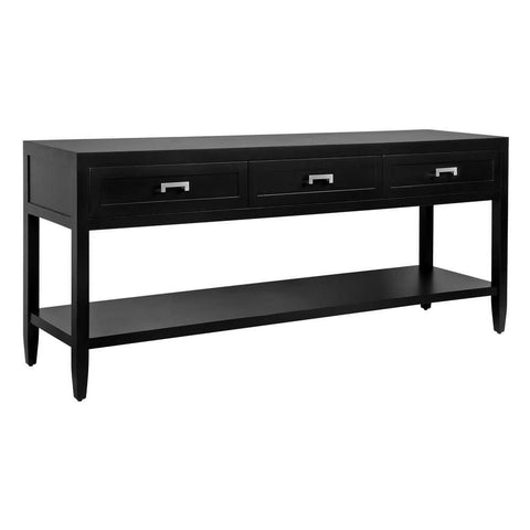 Soloman 200cm Console Table -  Black