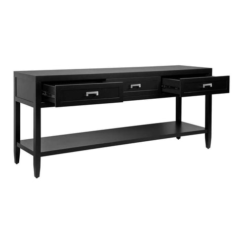 Soloman 200cm Console Table -  Black