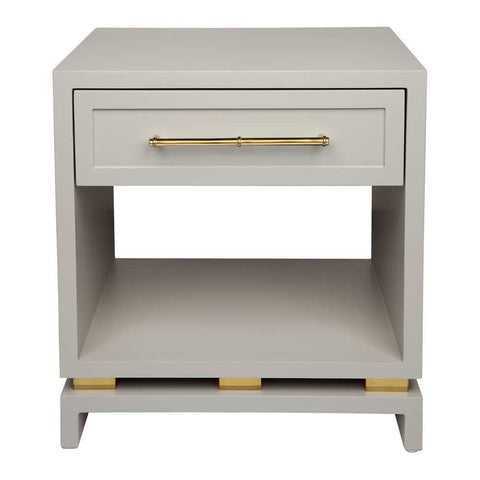 Pearl Bedside Table - Small Grey - Bedside Tables - Eleganté