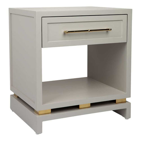 Pearl Bedside Table - Small Grey - Bedside Tables - Eleganté