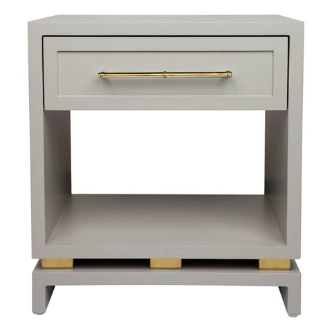 Pearl Bedside Table - Small Grey - Bedside Tables - Eleganté