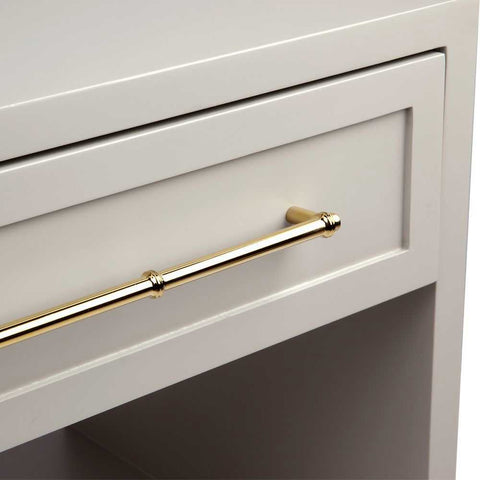 Pearl Bedside Table - Small Grey - Bedside Tables - Eleganté