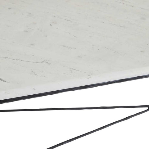 Heston 180cm Marble Console Table -  Black