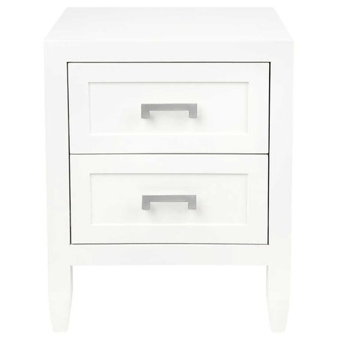 Soloman Bedside Table - Small White