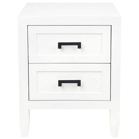 Soloman Bedside Table - Small White