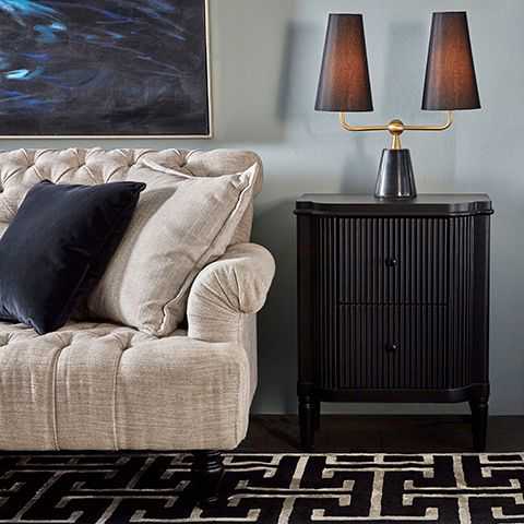 Arielle Bedside Table - Black - Bedside Tables - Eleganté