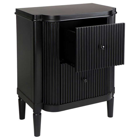 Arielle Bedside Table - Black - Bedside Tables - Eleganté