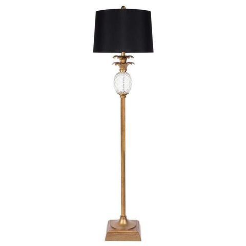 Langley Floor Lamp - Antique Gold