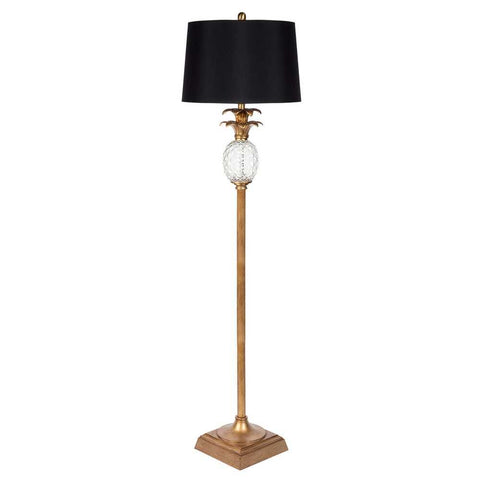 Langley Floor Lamp - Antique Gold