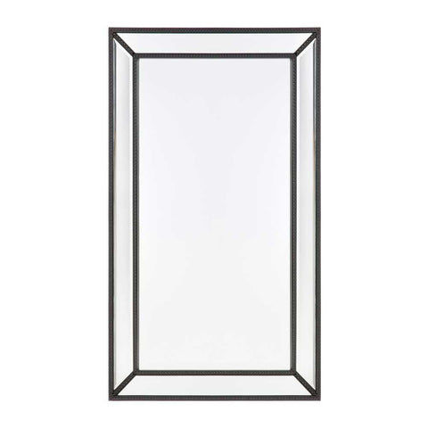 Zeta Wall Mirror - Medium Black