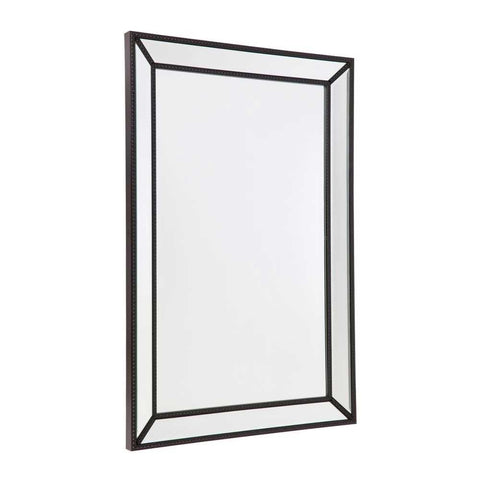 Zeta Wall Mirror - Medium Black
