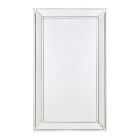 Zeta Wall Mirror - Medium White