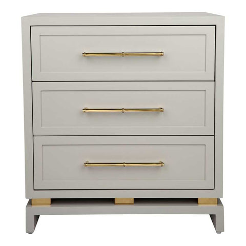 Pearl Bedside Table - Large Grey - Bedside Tables - Eleganté