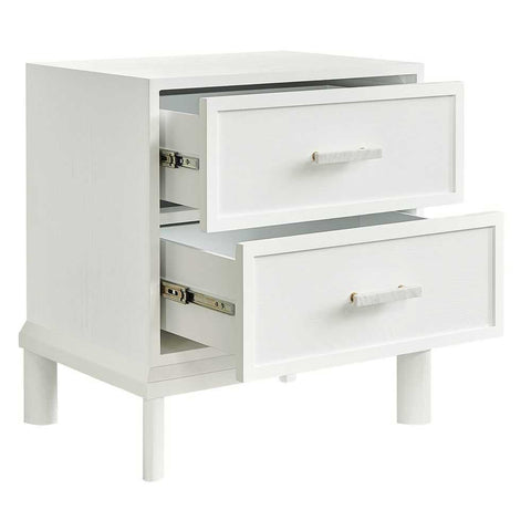 Jill Bedside Table - White