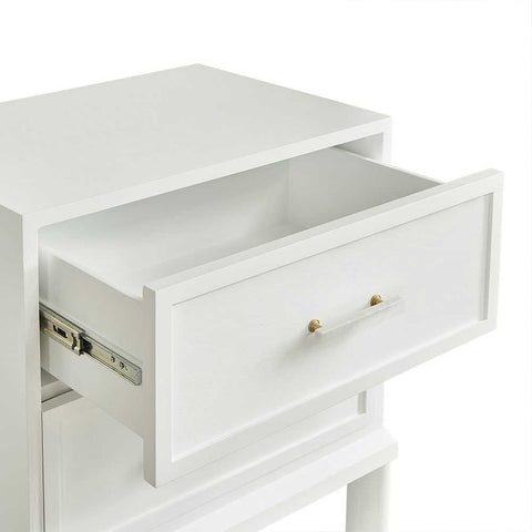 Jill Bedside Table - White