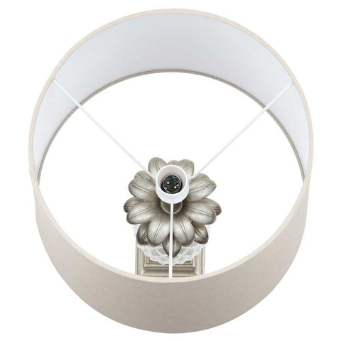 Langley Table Lamp - Antique Silver