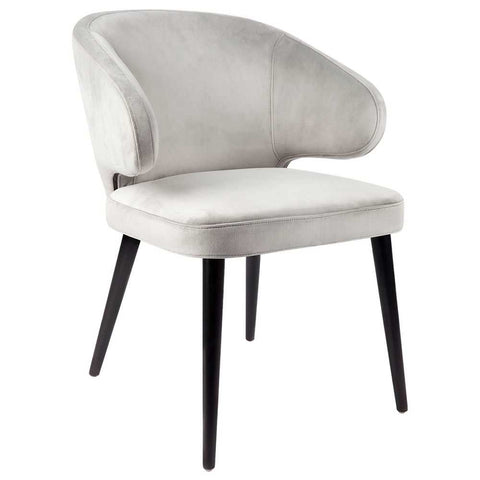 Classic Upholstery Swatch - Grey Velvet