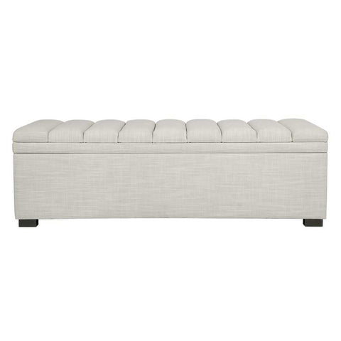 Dallas Upholstery Swatch - Off White Linen