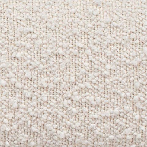 Pebble Upholstery Swatch - White Boucle