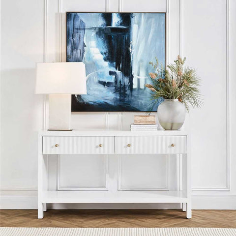 Ariana 140cm Console Table - White