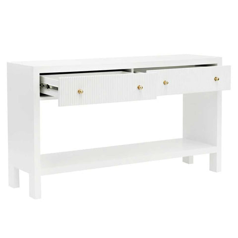 Ariana 140cm Console Table - White