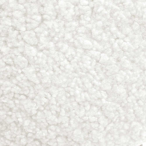 Yuki Upholstery Swatch - White Boucle