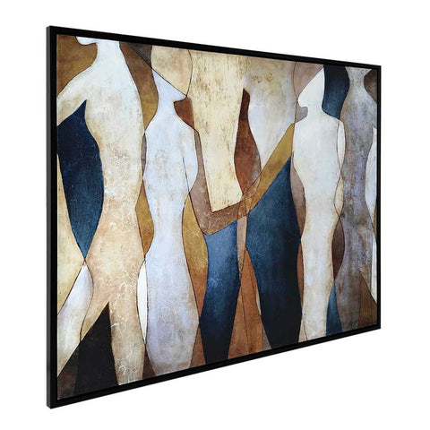 Abstract Figures 145x115cm Enhanced Canvas Print