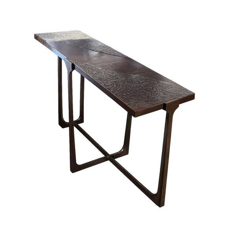 Harrington Console Table - Oiled Brass - OUTLET NSW