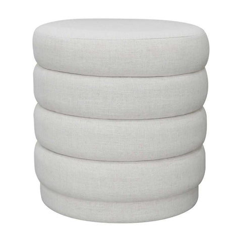 Demi Stool - Ecru Linen