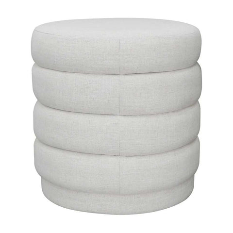 Demi Stool - Ecru Linen