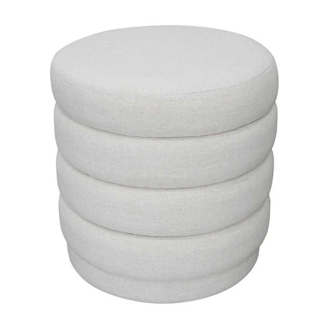 Demi Stool - Ecru Linen