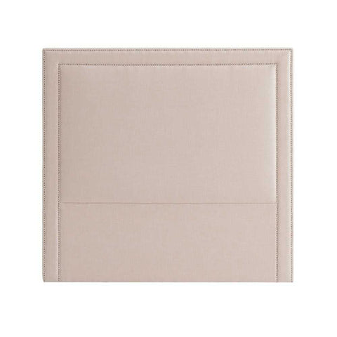 Manhattan 183x149cm King Bedhead - Fawn Linen
