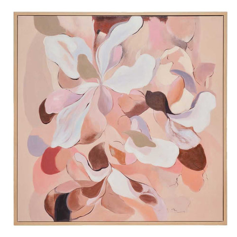 Wild Blush Series II  100x100cm Canvas Painting