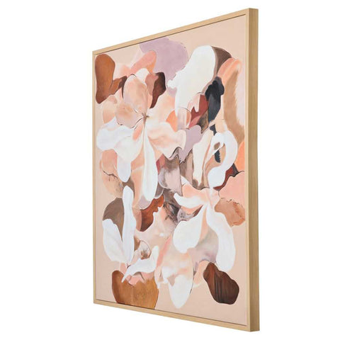 Wild Blush Series II  100x100cm Canvas Painting