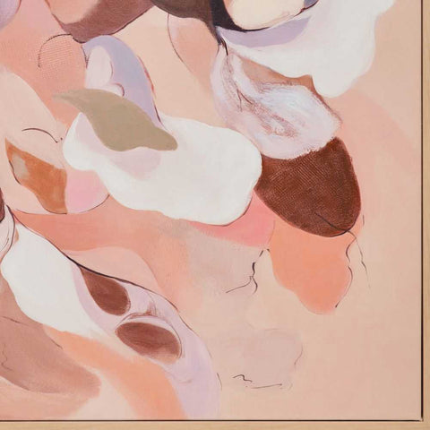 Wild Blush Series II  100x100cm Canvas Painting