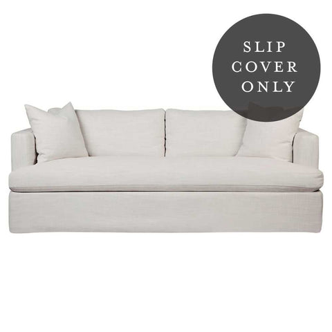 Birkshire 3 Seater Sofa SLIP COVER ONLY - Ecru Linen - Birkshire 3 Seater Sofa SLIP COVER ONLY - Ecru Linen - Eleganté