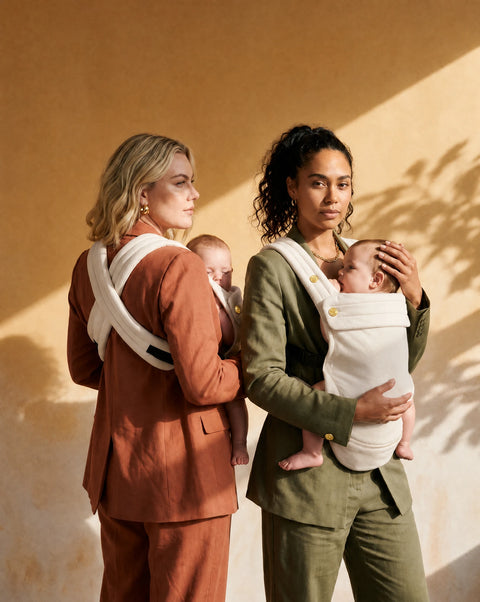 Baby Carrier Natural Fabric - Beige - Baby Carrier - Eleganté