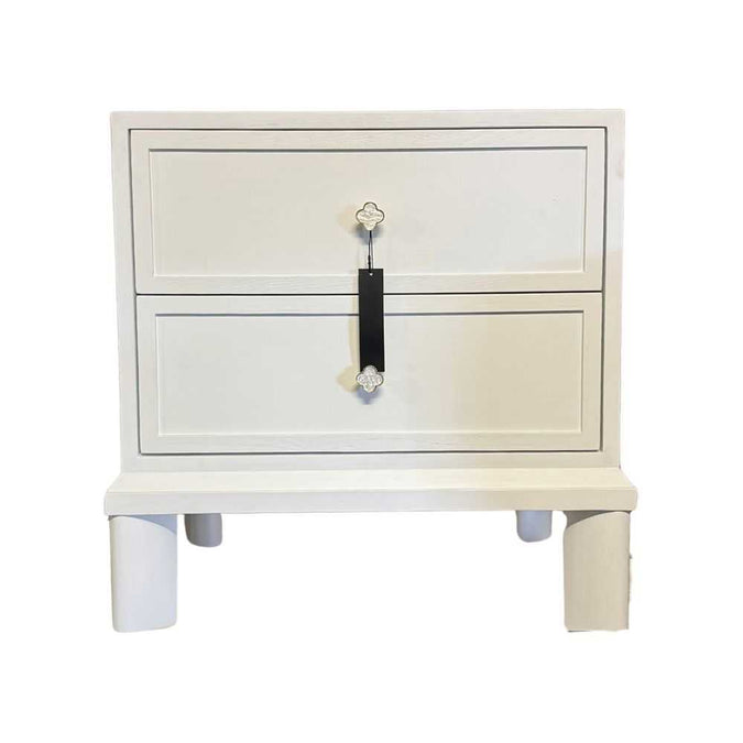 Jill Bedside Table - Small White - OUTLET NSW