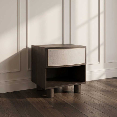 Bessie 55x56cm 1 Drawer Bedside Table