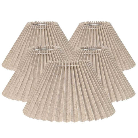 Anya Pleated Empire Shade - Medium Natural - Bulk Buy Qty 5
