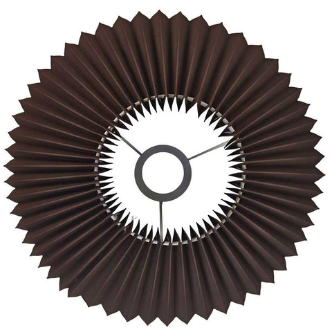Anya Pleated Empire Shade - Medium Espresso  - Bulk Buy Qty 5