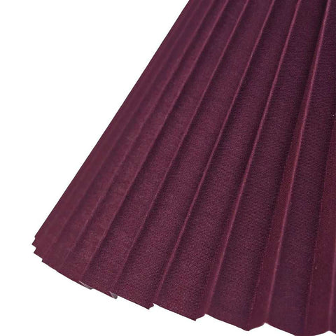 Anya Pleated Empire Shade - Medium Plum  - Bulk Buy Qty 5