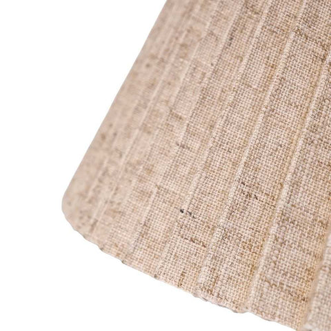 Anya Pleated Empire Shade - Small Natural - Bulk Buy Qty 5