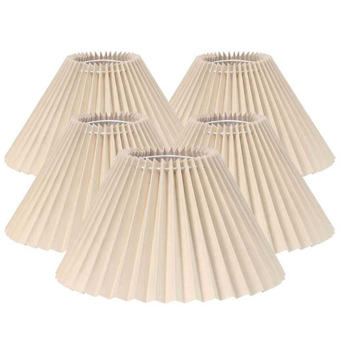 Anya Pleated Empire Shade - Medium Off White  - Bulk Buy Qty 5