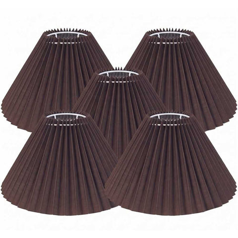Anya Pleated Empire Shade - Small Espresso  - Bulk Buy Qty 5