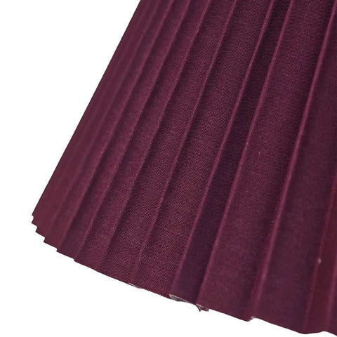 Anya Pleated Empire Shade - Small Plum - Bulk Buy Qty 5