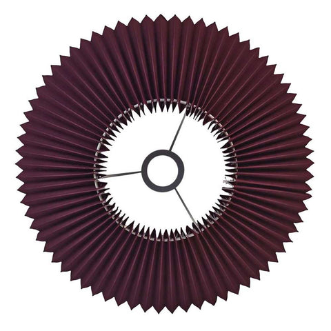 Anya Pleated Empire Shade - Small Plum - Bulk Buy Qty 5