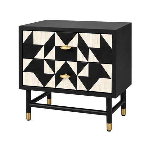 Huxton 60x53cm Bedside Table