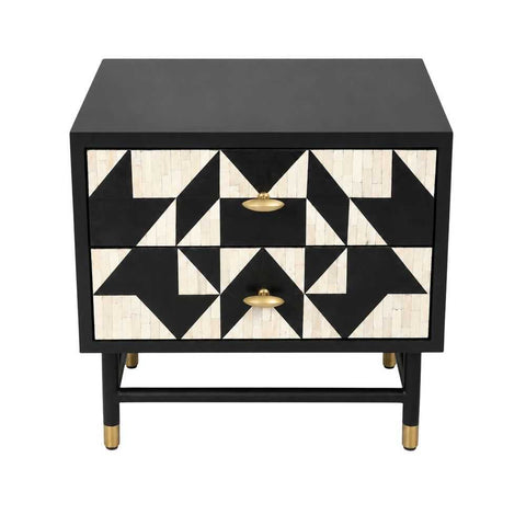 Huxton 60x53cm Bedside Table